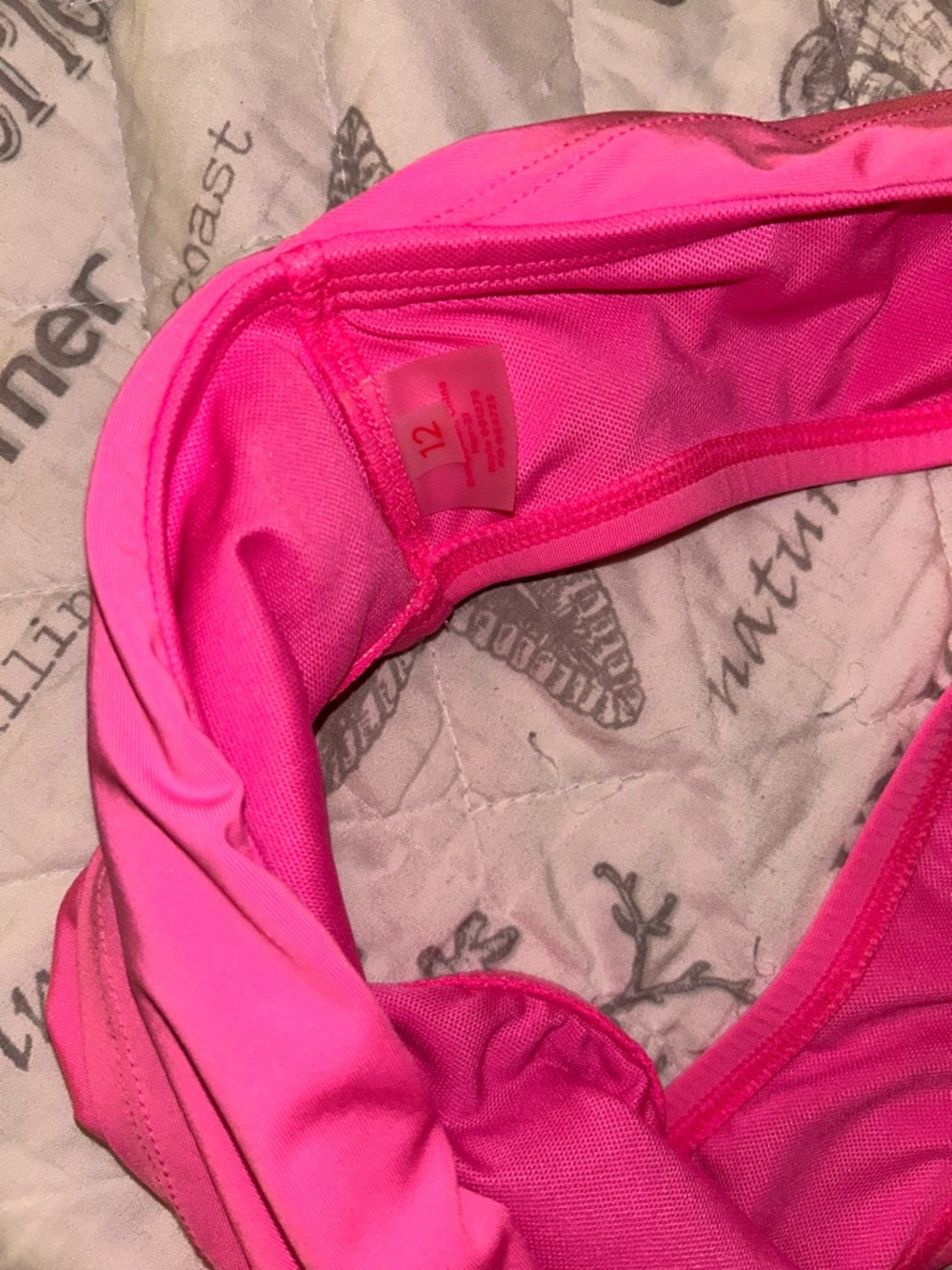 Lilly Pulitzer Strapless Bikini Set in Hot Pink. Size 12. - Picture 3 of 5